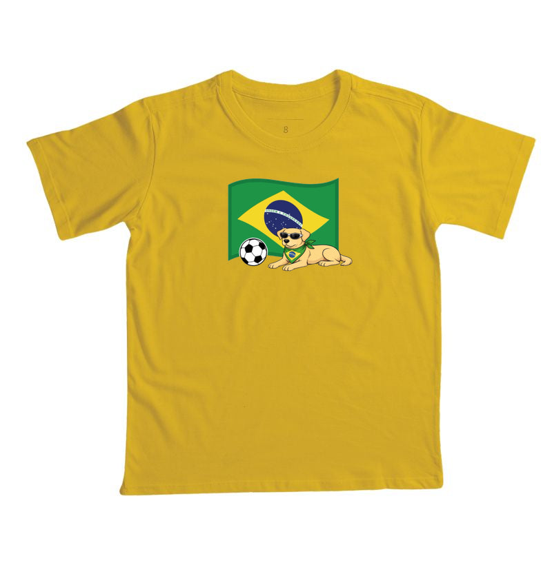 CAMISA INFANTIL COPA 2026 CARAMELO 2