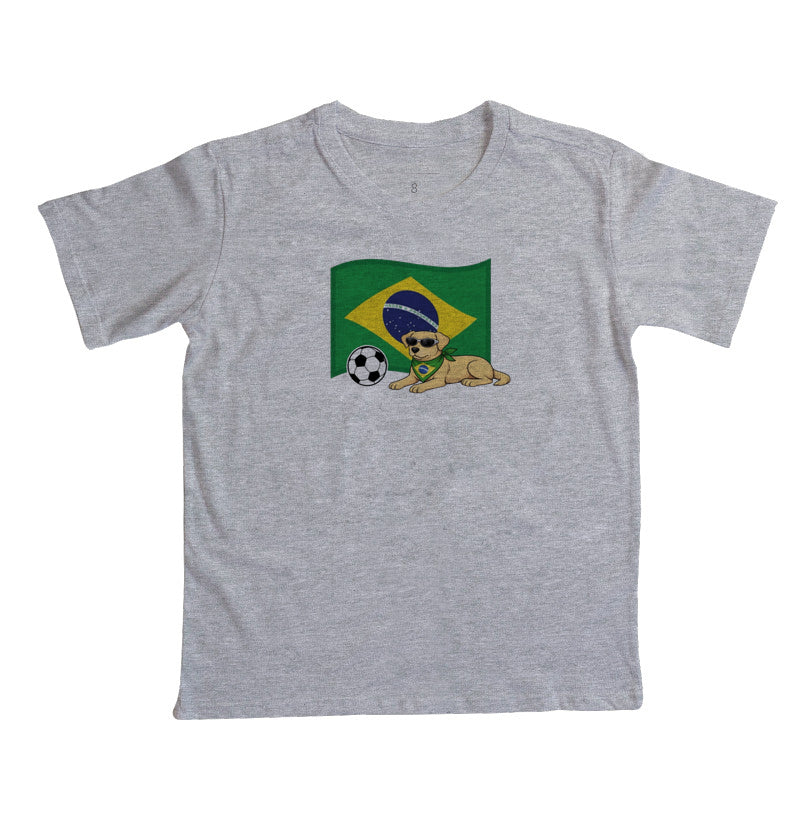 CAMISA INFANTIL COPA 2026 CARAMELO 2