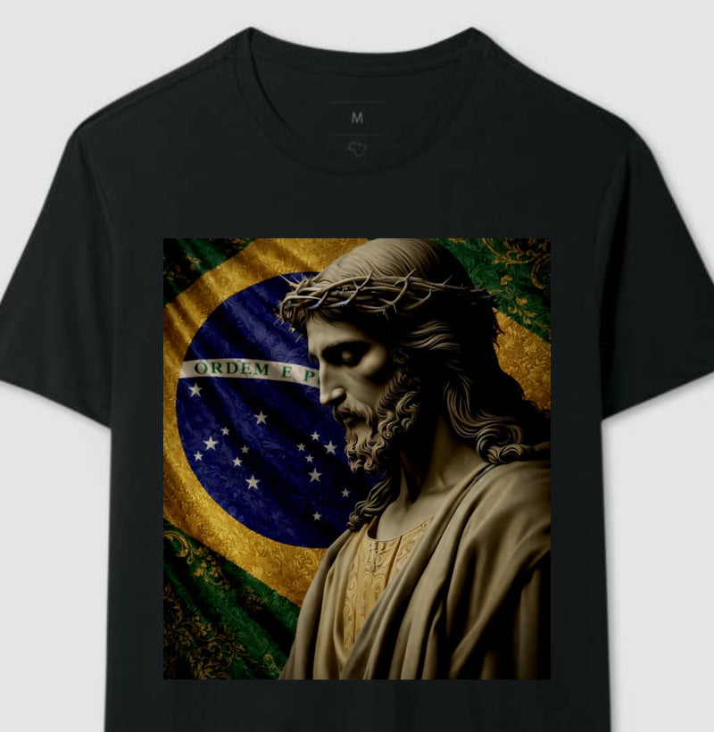 CAMISA JESUS, PÁTRIA E FÉ