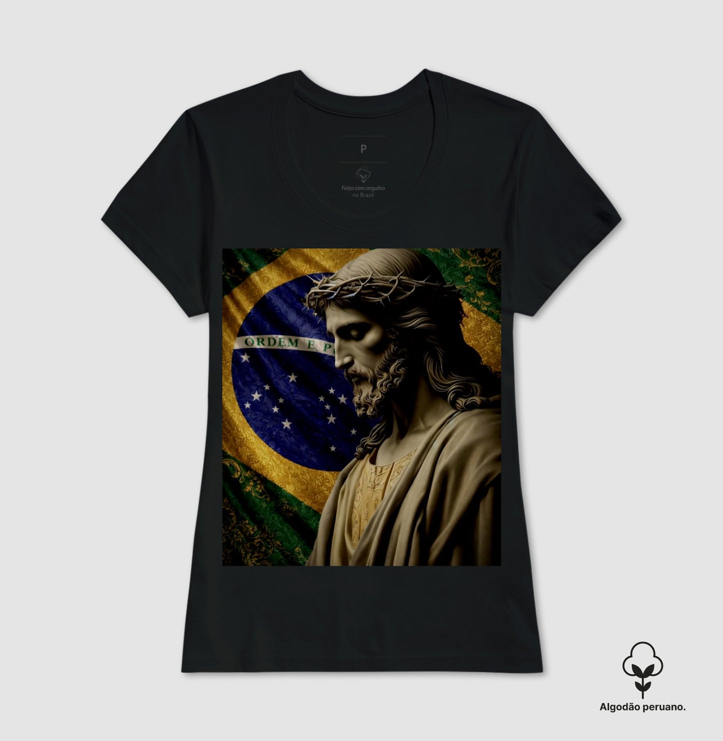 CAMISA JESUS, PÁTRIA E FÉ