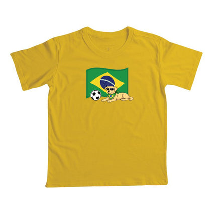 CAMISA INFANTIL COPA 2026 CARAMELO 2